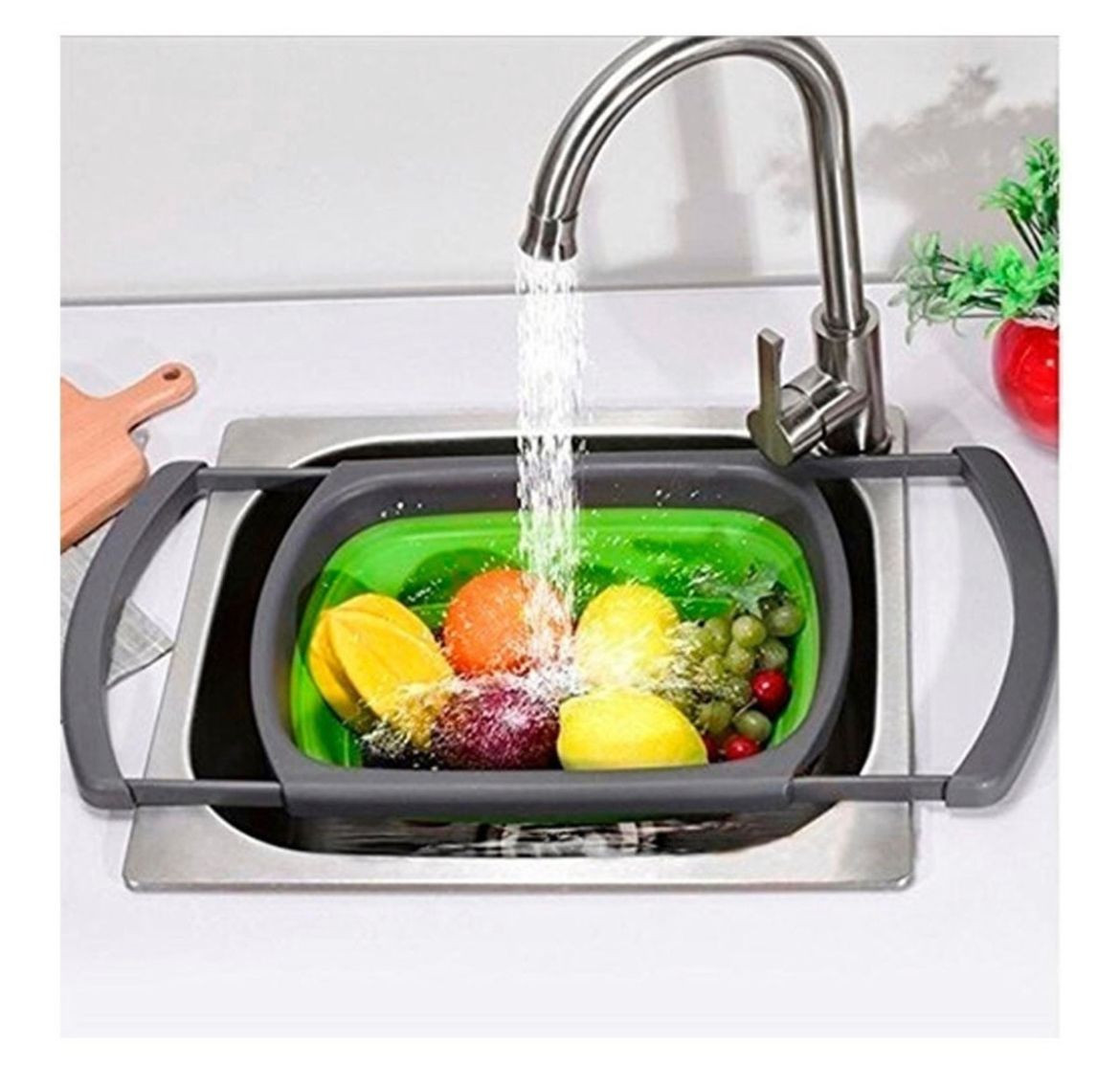 Miniatura 4 de ESCURRIDOR LAVAPLATOS VERDURAS AJUSTABLE